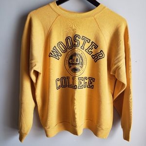 Vintage 70s College of Wooster sweatshirt